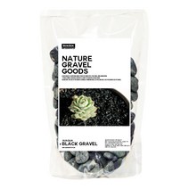 수아쿠아 네이처굿즈 흑자갈 10~15mm 2kg, 1개