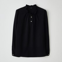 클라비스 하이넥 블라우스