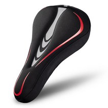 디빅 쿨체인지 메모리폼 안장커버, 레드, 1개