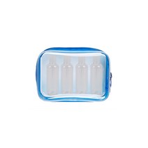 여행용 공병 100ml x 4p + 파우치 세트, 혼합색상, 1세트
