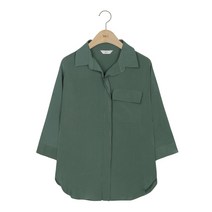 W9 W Collection 새틴 셔츠카라 블라우스 TMBLA38W22