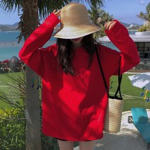 데이소이 여성용 캔디 롱슬리브 티셔츠
