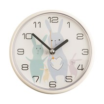 플라이토 디자인 욕실 흡착 방수시계, 토끼