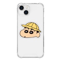제이앤컴퍼니 짱구는 못말려 해바라기반 친구들 아크릴톡 + 방탄 젤리 휴대폰 케이스 세트