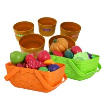 캐스비 뉴말랑과일 + 말랑야채 + 색깔구별 바구니 소꿉놀이 5종 세트 1949set, 랜덤발송