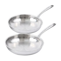 한일스텐 더 쉐프 통3중 후라이팬 2종 세트 인덕션 IH, 후라이팬 26cm + 28cm