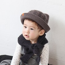 베이비블리 아동용 니트꽈베어 페도라