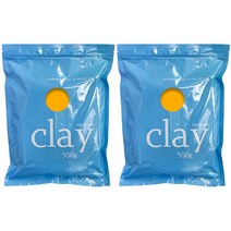 전문가용 유아용 클레이 2p, 형광주황, 500g