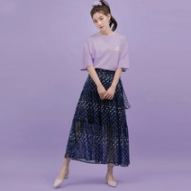 제로스트릿 샹들리에 리본 스커트
