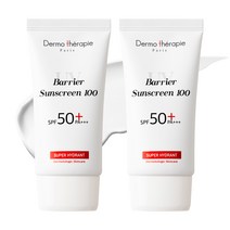 더모테라피 UV 베리어 선스크린 100 SPF50+ PA+++, 50ml, 2개