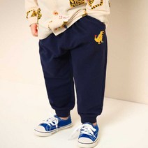 몰리멜리 아동용 몰리 디노 배기핏 팬츠