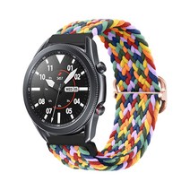 스페이스쉴드 갤럭시워치 버클형 브레이드 솔로루프 스트랩 22mm, 롤리팝