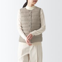 무인양품 여성용 MUJI 경량 포케터블 다운 베스트 BDC06ZZZ