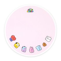 로이체 BT21 젤리캔디 베이비 마우스패드, 핑크(BT21-RPP-3E-CAN), 1개