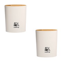 앤티스 덴드롱 나이프 보관함 대형, 화이트, 2개