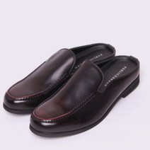 플랙슈 남성용 기본 가죽 구두 블로퍼 2cm