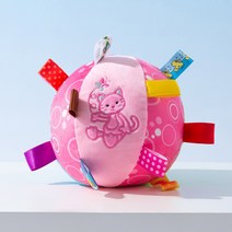 파스텔펫 강아지 알록달록 폭신 사운드 공 장난감, 타입B, 1개