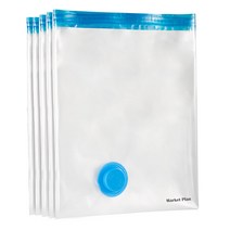 마켓플랜 벨브형 이불 압축팩 점보형, 1개, 5개입