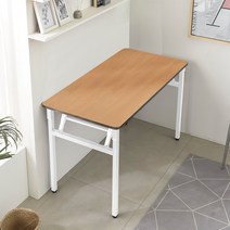다다재 접이식 다용도 테이블 800 x 600 mm, 화이트다리 + 망펄