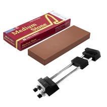 나니와 미디움 숫돌 1000방 + 제우스 고무 숫돌받침대 중, 1세트