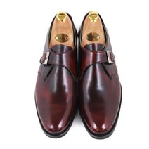 Heritz&K 남성용 가죽 수제 원벨트 몽크스트랩 구두 HKR0040