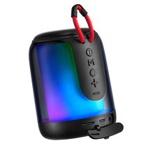 오아 글로우벨 고음질 휴대용 블루투스 스피커, OSD-003BK, 블랙