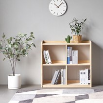 착한목수 소나무 DIY 원목책장 2단 800