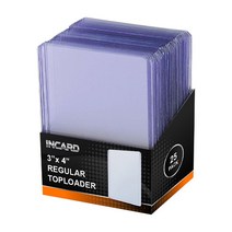 인카드 하드 탑로더 25p, 투명