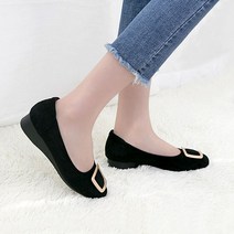 씨엔토 레이트 스웨이드 웨지 플랫슈즈 3cm N8SAN11