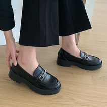 여성용 레버슨 키높이 로퍼