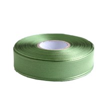 펄오간디 리본끈 25mm, 카키, 45m