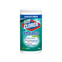 유한크로락스 세정살균티슈 후레시 센트 75매, 559g, 1개