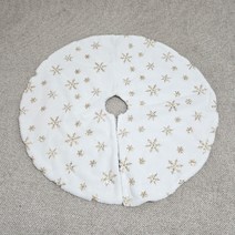 조아트 나무 하단 장식 트리스커트, 스노우골드, 1개