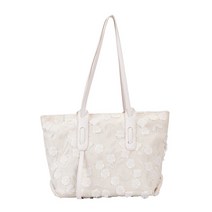 JCP 화이트 가든 레이스 쇼퍼백