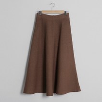 여성용 데미 플레어 니트 스커트