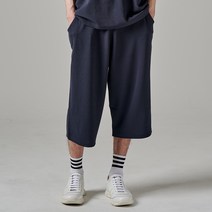 하이후 남성용 이지 심플 밴딩 7부 팬츠