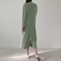 어반프랑 여성용 사라 브이넥 니트 롱 원피스