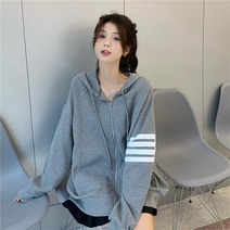 여성용 블랙101 파라티스 오버핏 후드집업 CH-2316088