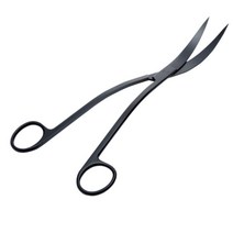 라임펫아쿠아 고급형 블랙 웨이브 수초가위, 1개
