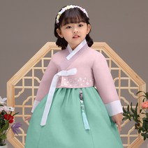 더예한복 여아용 아름봄이 한복 세트 836