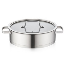 퀸센스 데이세븐 IH 전골냄비, 스테인레스, 24cm