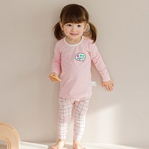 아동용 바이버니 싱글스판 내의 세트