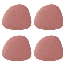그리디파머스 가죽 티 코스터 4p, 3 안개낀로즈