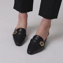 여성용 스퀘어토 장식 블로퍼 5cm