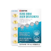 일양약품 프라임 장용성 초임계 알티지 오메가3 60p, 30g, 1개