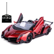 토이게이트 아동용 1:14 27MHz 2WD LED 자동오픈 로드스터 스트라이크 RC카, 레드