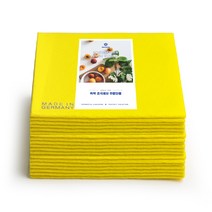 독일 두꺼운 부직포 행주 옐로우, 80개