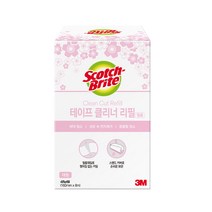 3M 프리미엄 테이프 클리너 리필 4P 파스텔핑크, 1개