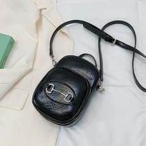 여성용 큐트 듀얼 지퍼 크로스백