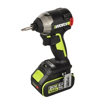 WORX 충전 임팩 드라이버 20V 5.0AH WU291D.4, 1개